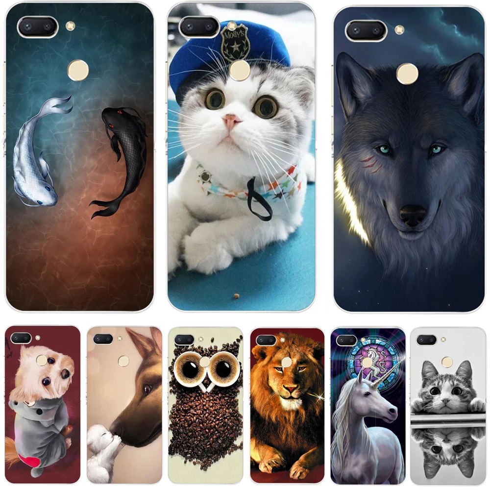 

case For Xiaomi Redmi 6 Case Silicon Soft TPU Funda for Redmi 6 Back Cover Capa shell Coque For Xiaomi Redmi 6 Redmi6 Phone Case