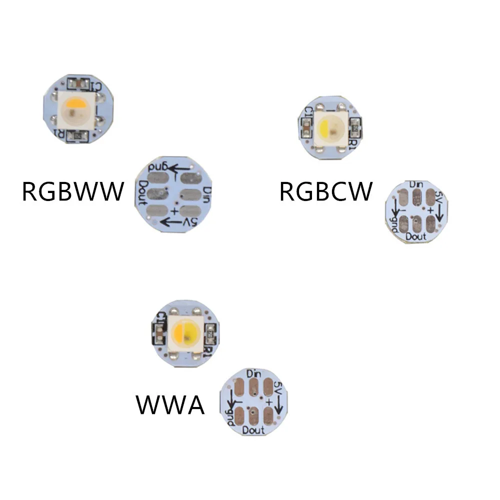 100 шт. DC5V SK6812 WS2812B 5050 SMD белый PCB адресуемый цифровой радиатор предварительно RGB /RGBWW/