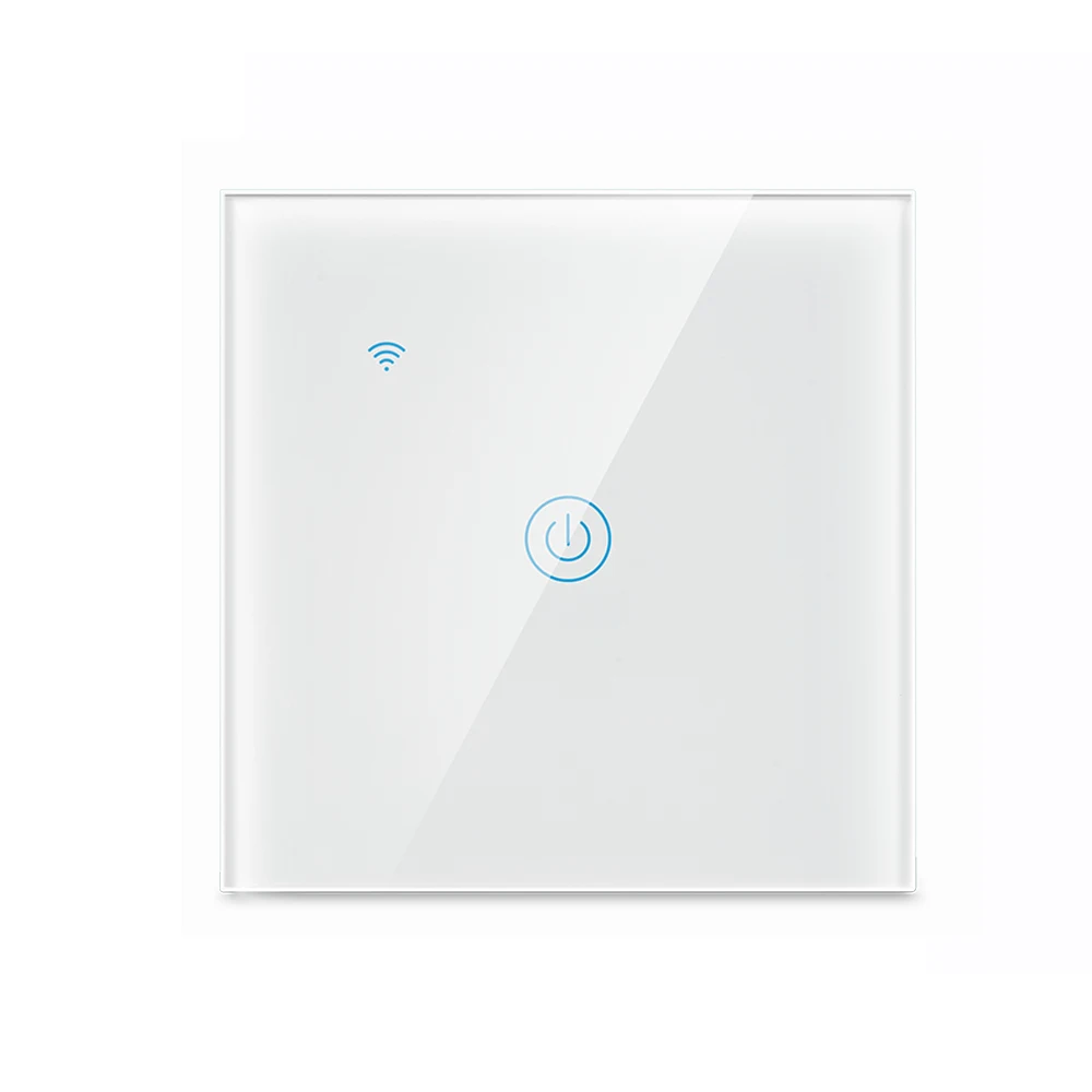 

Mobile Phone Remote Control Touch WIFI + RF Switch Alexa Voice Smart Switch Wifi European Standard For Home