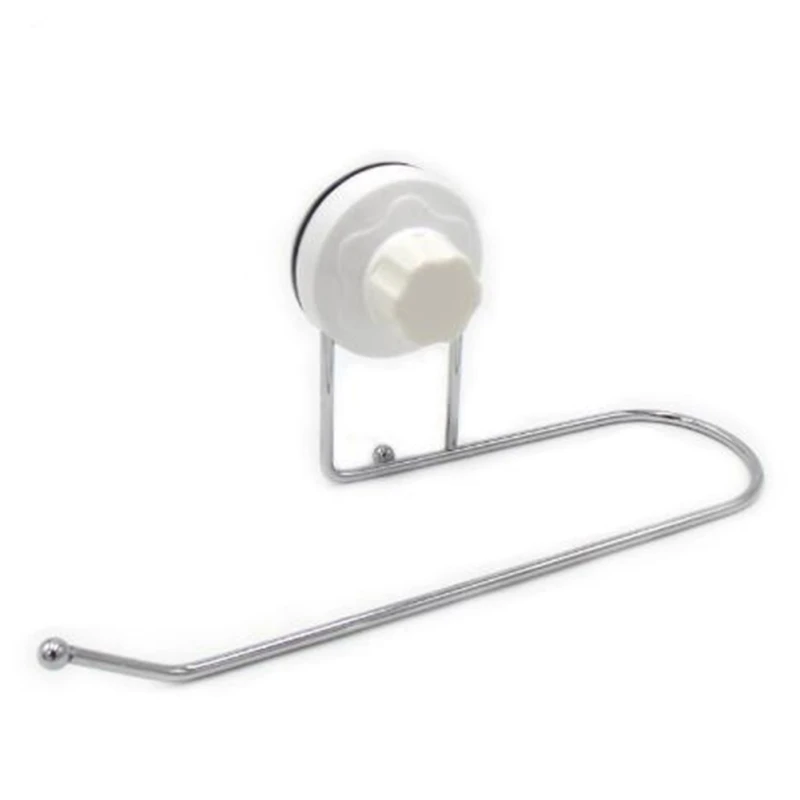 

Toilet Paper Holder Bathroom Suction Hanger Tissue Rack Kitchen Towel Hook Shelf for Kitchen Roll Paper Holder