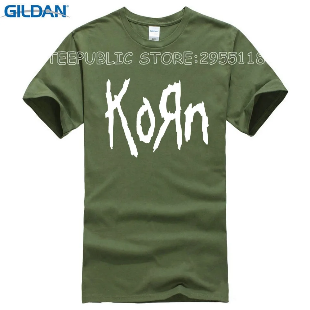 New mens t shirts fashion 2017 Korn Metal Rock band Logo Graphic T Shirt Cotton O Neck short sleeve Tee Shirt hip hop Sizejpg6jpg6jpg6jpg6jpg6jpg6