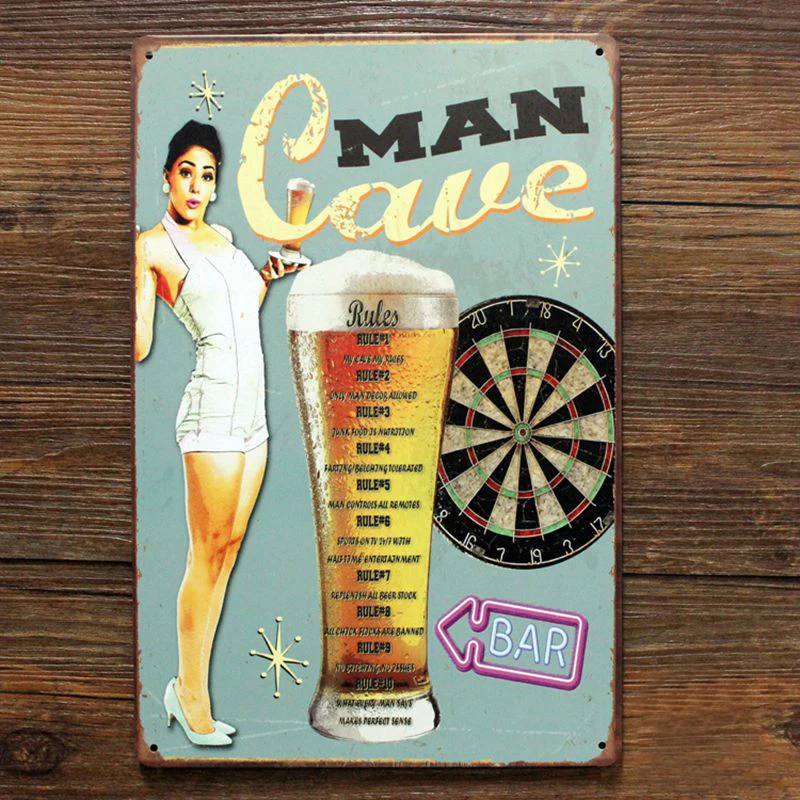 Retro Metal Signs//Plaques Man Cave Novelty Gift Guinness Star Wars//Sports Bar