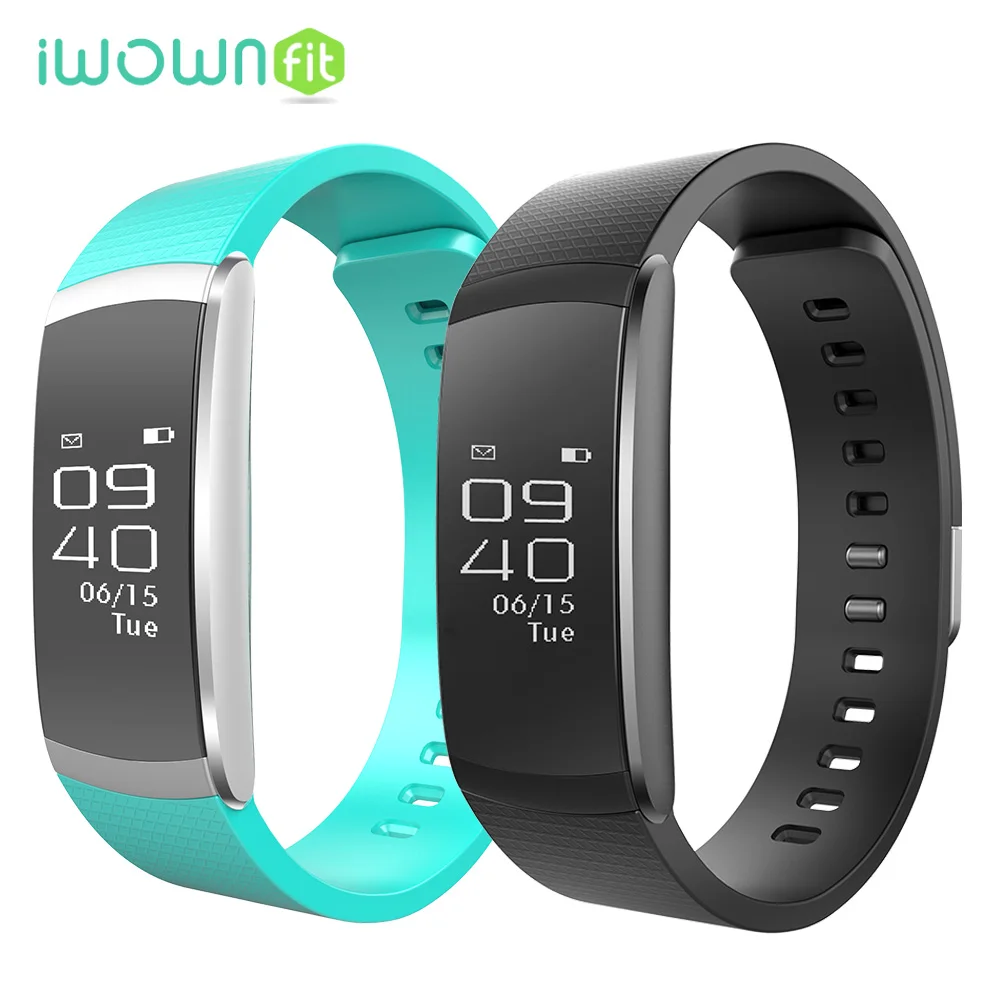 

IWOWNfit I6 PRO Smartband Heart Rate Monitor IP67 Waterproof Wristband Fitness Tracker Bluetooth 4.0 for IOS Android Phone