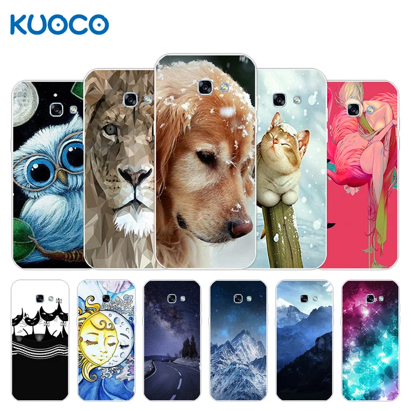 

Cellphone TPU Case For Samsung Galaxy A5 2017 A520F Ultra Thin Scenery Design Cover Soft Silicone For Samsung A5 2017 A520F