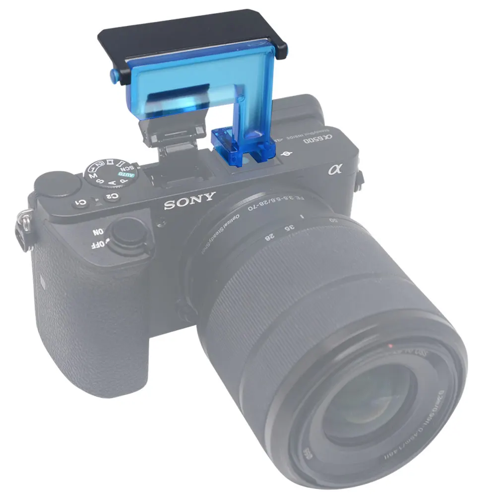 4 цвета диффузор Mcoplus для камеры Sony A6500 A6300 A6000 NEX6|flash bounce card|flash bouncediffuser flash |