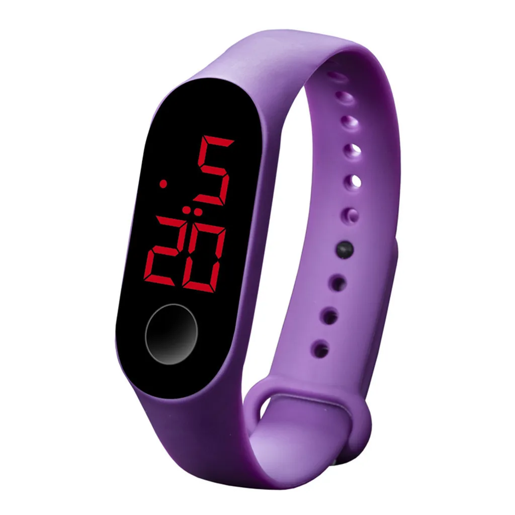 Новая мода спортивные часы для мужских и женских часов красный светодиодный светодиодные электронные светящиеся водостойкие цифровые наручные часы Relogio