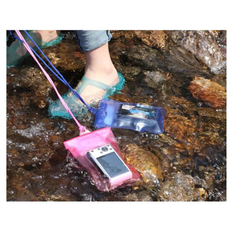 

Clear Dry Waterproof Bag Pouch Cover Pouch Bag Dry Case Cover for All Cell Phone Camera Lightweight Compact Drop Shipping August