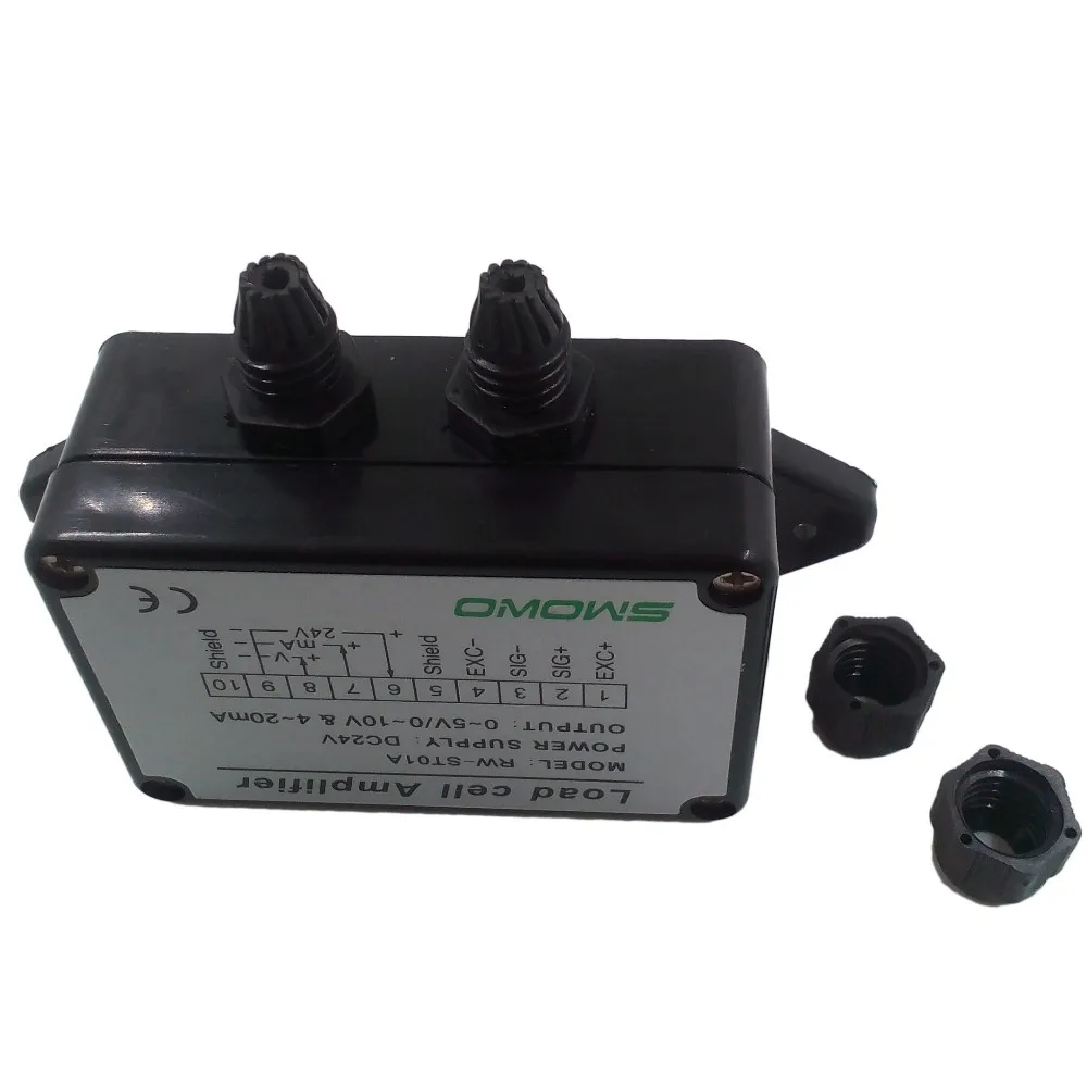 RW-ST01A weighing transmitter amplifier  0-10v voltage measuring sensor PLC  4 ~ 20mA full bridge strain gauge transducer