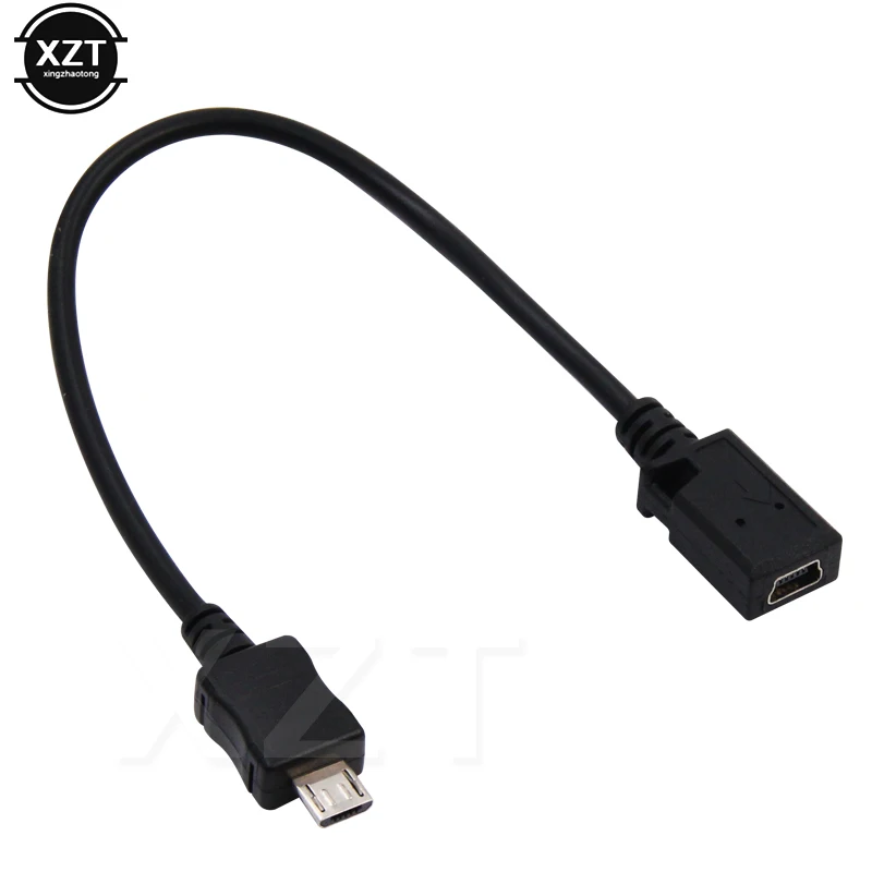 0,1 м 10 см мини флеш-накопитель USB с гнездовым к Micro USB разъем адаптера кабеля для телефонов MP3 MP4