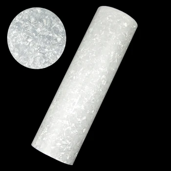 

DIY Drum Wrap 0.46mm White Pearl Celluloid Sheet Musical Instrument Sheet / Large Sheet / Roll of Celluloid Sheet
