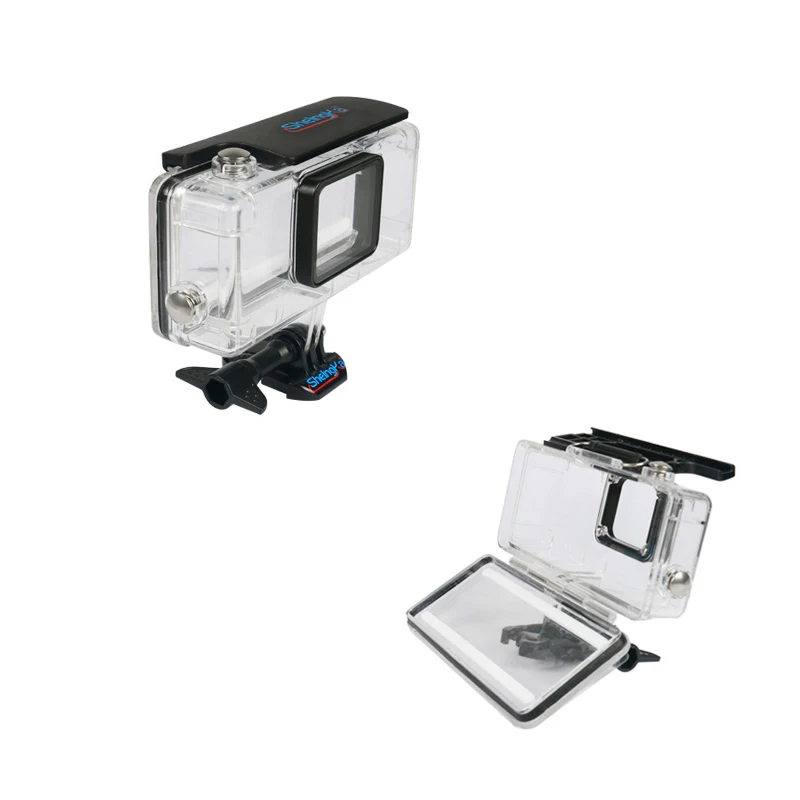 2300mAh Extended Battery Side powerbank + Waterproof Case 45M Underwater protective Housing For GoPro Hero 5 6 7 Black (2)