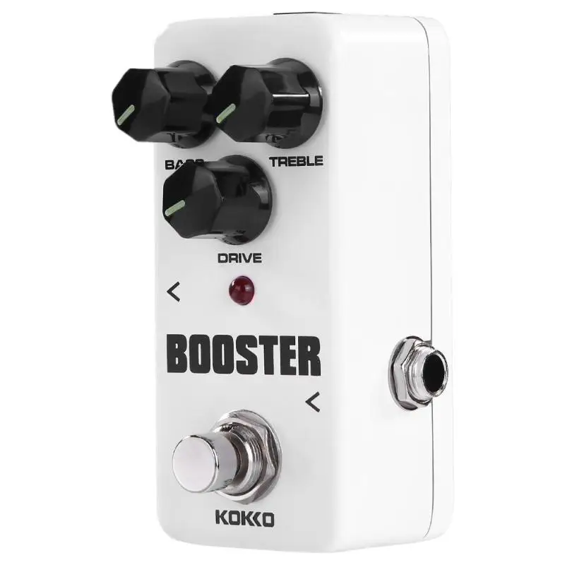 Эффект гитарной педали компрессор Booster искажения Overdrive электрический бас гитары эффекты Правда Обход Музыкальные инструменты - Цвет: Booster