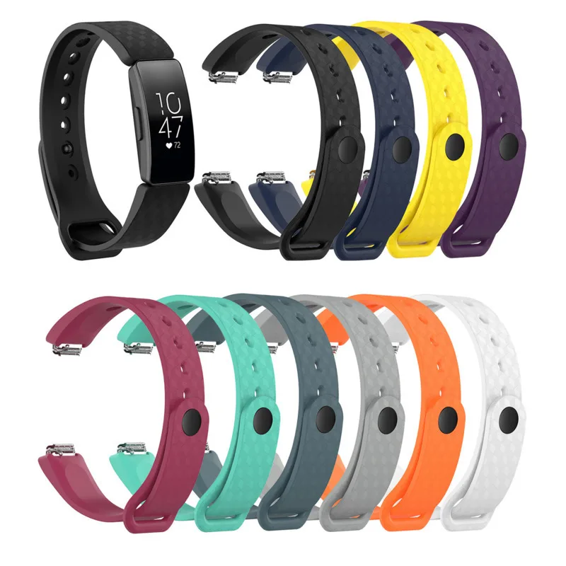 

Replacement Watch Bands Accessories Soft Adjustable Waterproof Silicone Straps Wristbands For Fitbit Inspire/Inspire HR 1EH