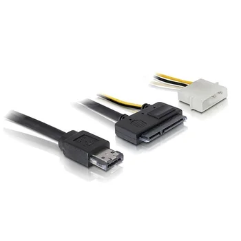 

50cm eSATAp Power ESATA Combo to SATA 22pin & IDE 4pin 5V 12V for 3.5" 2.5" Hard Disk Data Cable