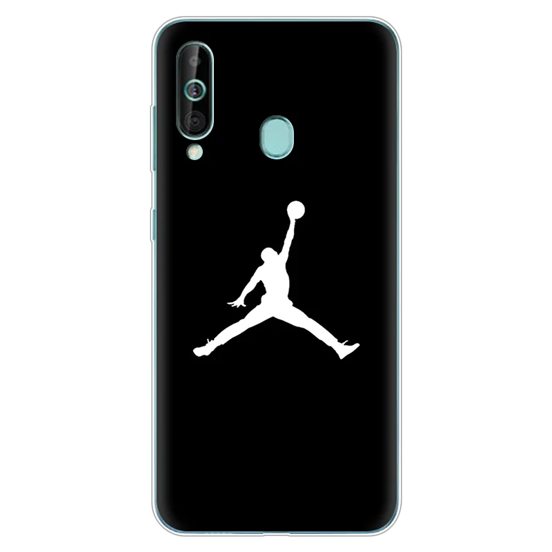 Clear Cat Jordan Marble King Queen Soft TPU Silicone Printing Cover Back Phone Case For Samsung Galaxy A60 Case 6.3\