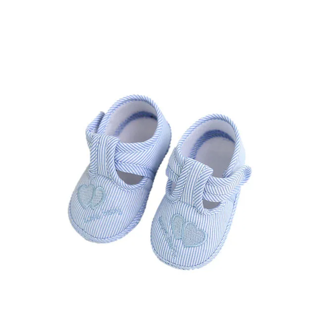 Обувь для новорожденных; милая мягкая подошва для маленьких мальчиков и девочек; парусиновая обувь для малышей; кроссовки; buciki dla niemowlat0.963