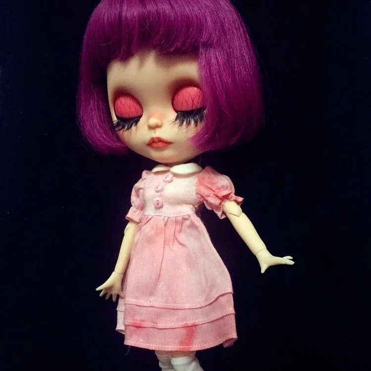 Blyth кукольная юбка розовое платье подходит для 1/6 30 см нормальное соединение ледяной кукла азон licca тела