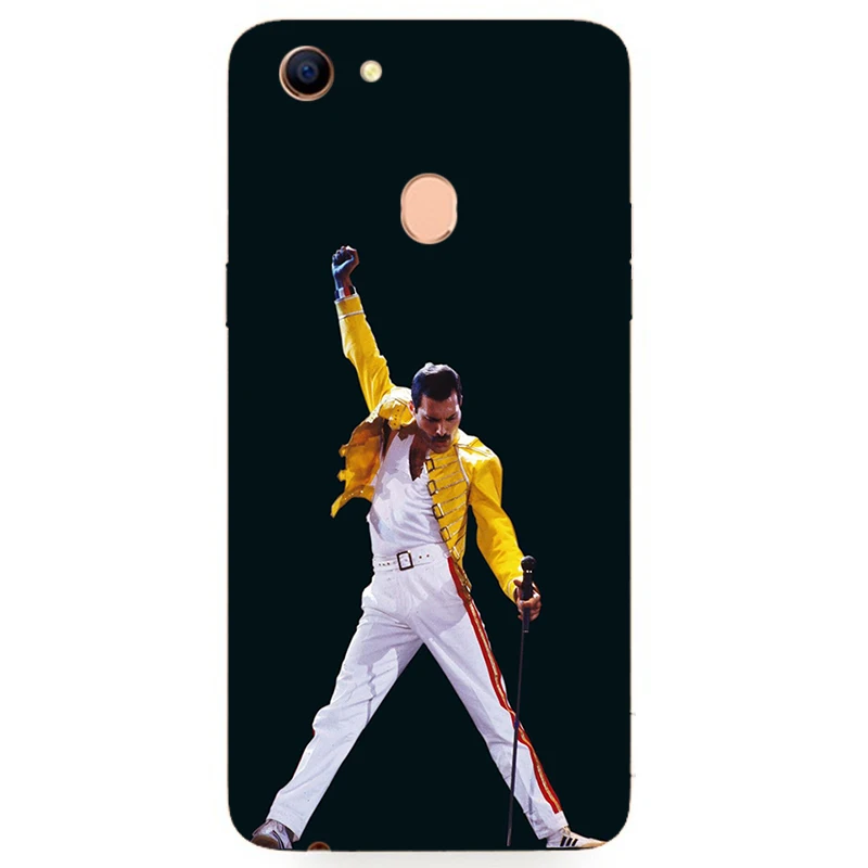 

Freddie Mercury Queen band silicone Paint Case For Oppo F1s F3 F5 F7 Youth A1 A3 A3s A39 A57 A59 A71 A79 A83 Phone Printed Cover