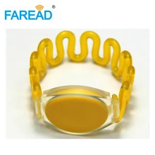 X100pcs 13,56 MHz Ntag216 RFID браслет для бассейна, сауна банный центр