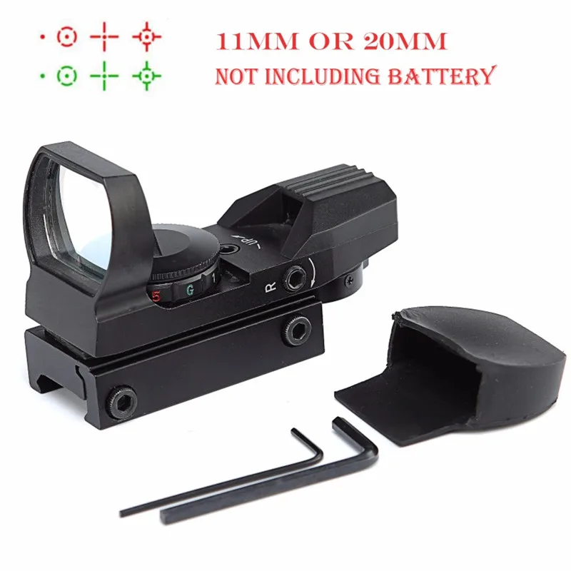 Hunting Red Dot Scopes Sight 11/20mm Rail Mount Tactical Optics Airsoft