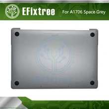 Год A1706 нижний чехол Нижняя крышка для Macbook Pro 1" retina A1706 нижний чехол серый космос 613-06940-A