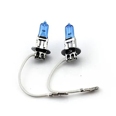 

2pcs H3 100W 4300K 6000K 12V Halogen Bulb Super Xenon White Fog Lights High Power Car Headlight Lamp Car Light Source