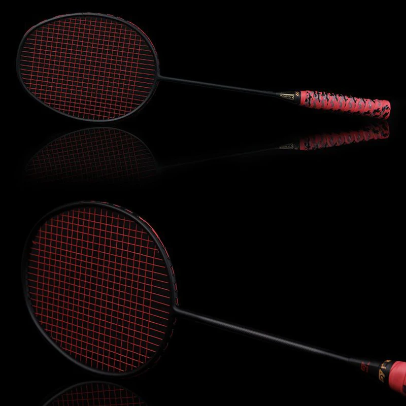 LOKI 6U/4U 22-30 LBS VT Series negro carbono bádminton raqueta entrenamiento súper ligero bádminton raqueta con bolsa de cuerda LOKI 6U/4U 22-30 LBS VT Series negro carbono bádminton raqueta entrenamiento súper ligero bádminton raqueta con bolsa de cuerda