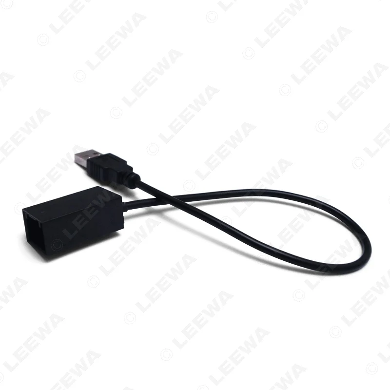 LEEWA USB AUX удлинитель Кабель-адаптер провод для MITSUBISHI Outlander/ASX/Lancer 2009~ вперед OEM головное устройство аудио медиа система