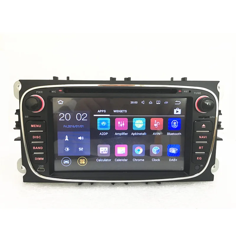 Clearance 2Din Android Quad Core Car DVD GPS Navigation for Ford Mondeo S-Max Cmax Focus Radio Head Unit 3G 4G 2