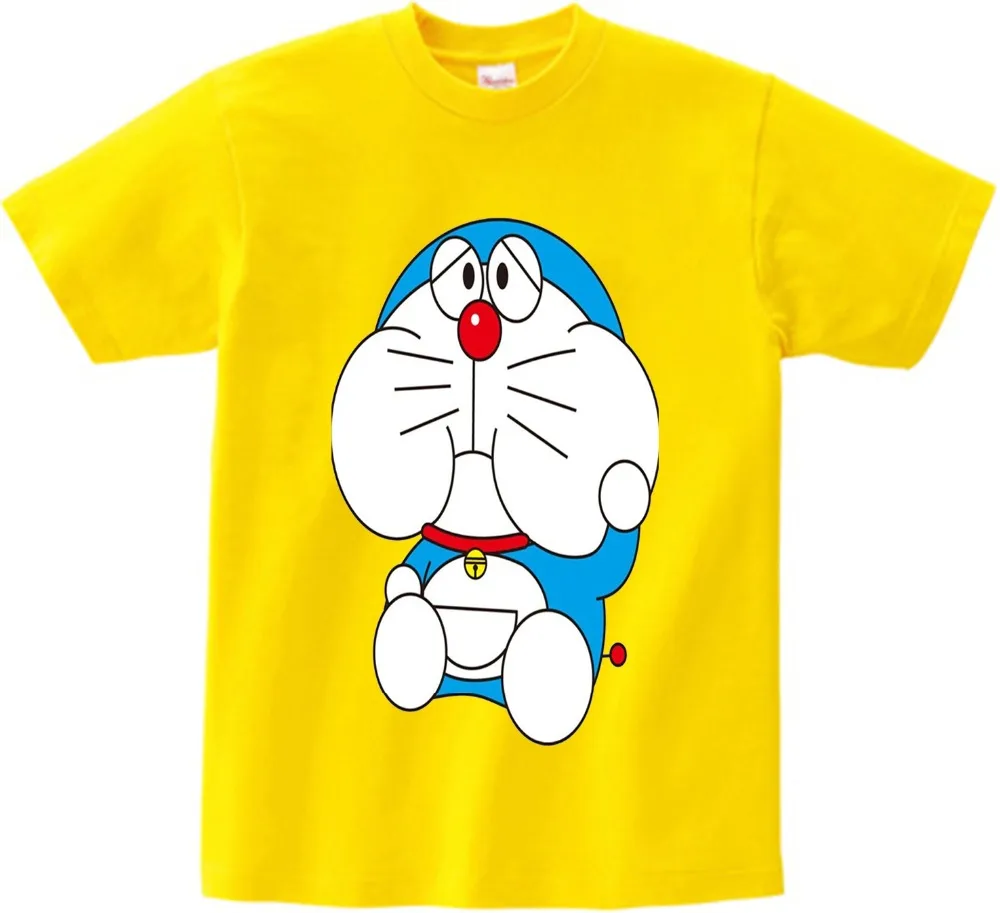 

children Japan Anime boy T-shirt 2019 New Doraemon T Shirt Summer Short Sleeve Doraemon girl T Shirts Tops for baby