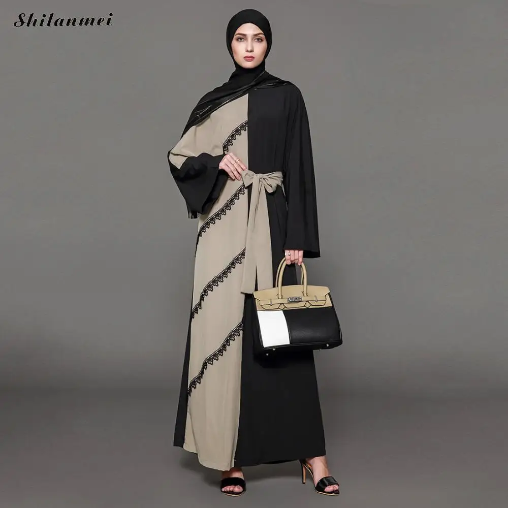Elegant Adult Muslim Abaya Arab Turkish Singapore Maxi Dubai Muslim...