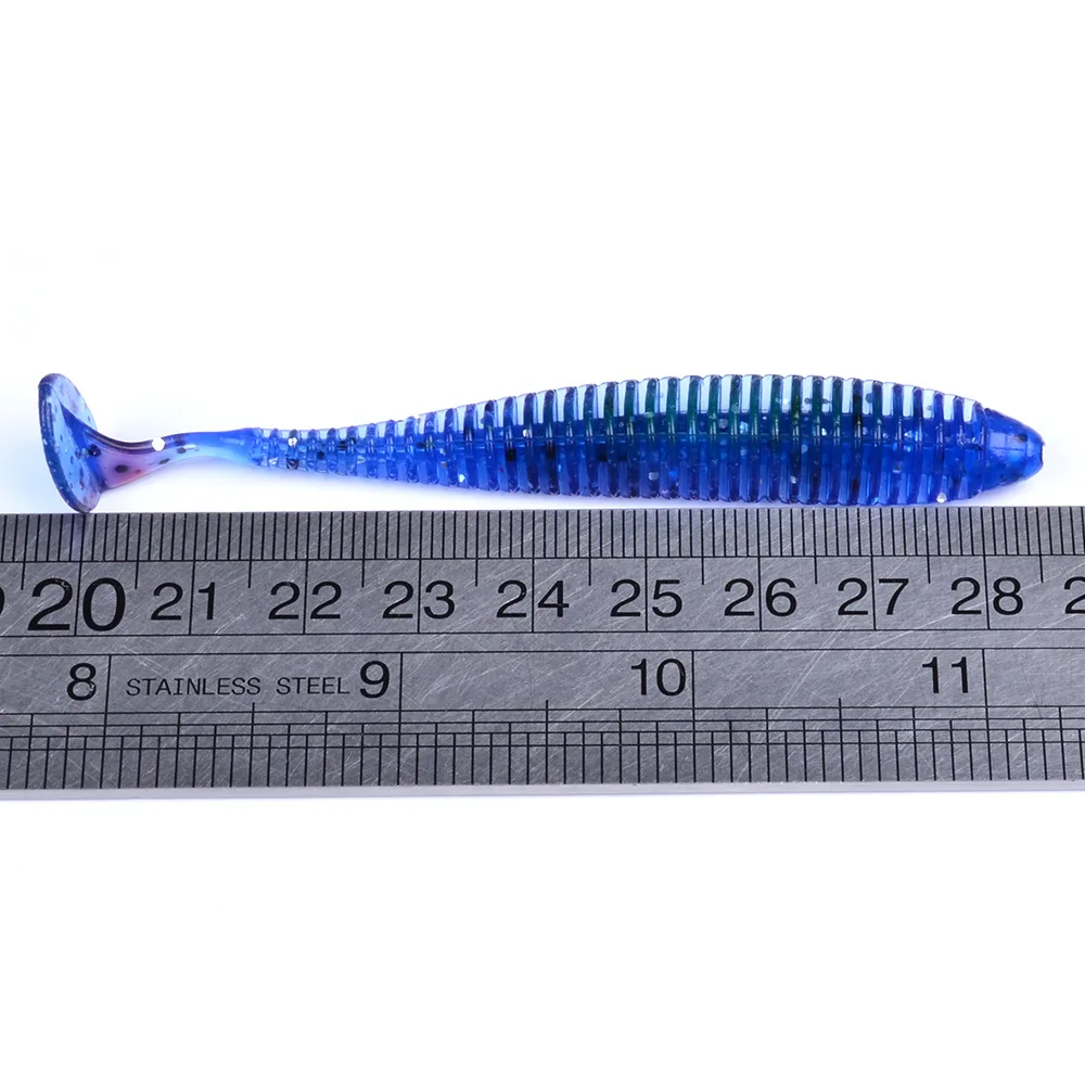 10 PCS 2.4g/8.5cm Artificial Soft T-Tail Japan Shad Worm Swim Fishing Lure Jig Head Fly Fishing Silicon Rubber Fish Fishing 10 PCS 2.4g/8.5cm Artificial Soft T-Tail Japan Shad Worm Swim Fishing Lure Jig Head Fly Fishing Silicon Rubber Fish Fishing
