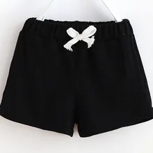 Летние хлопковые шорты для мальчиков и девочек Мягкие Удобные однотонные штаны для малышей Одежда для детей детская одежда