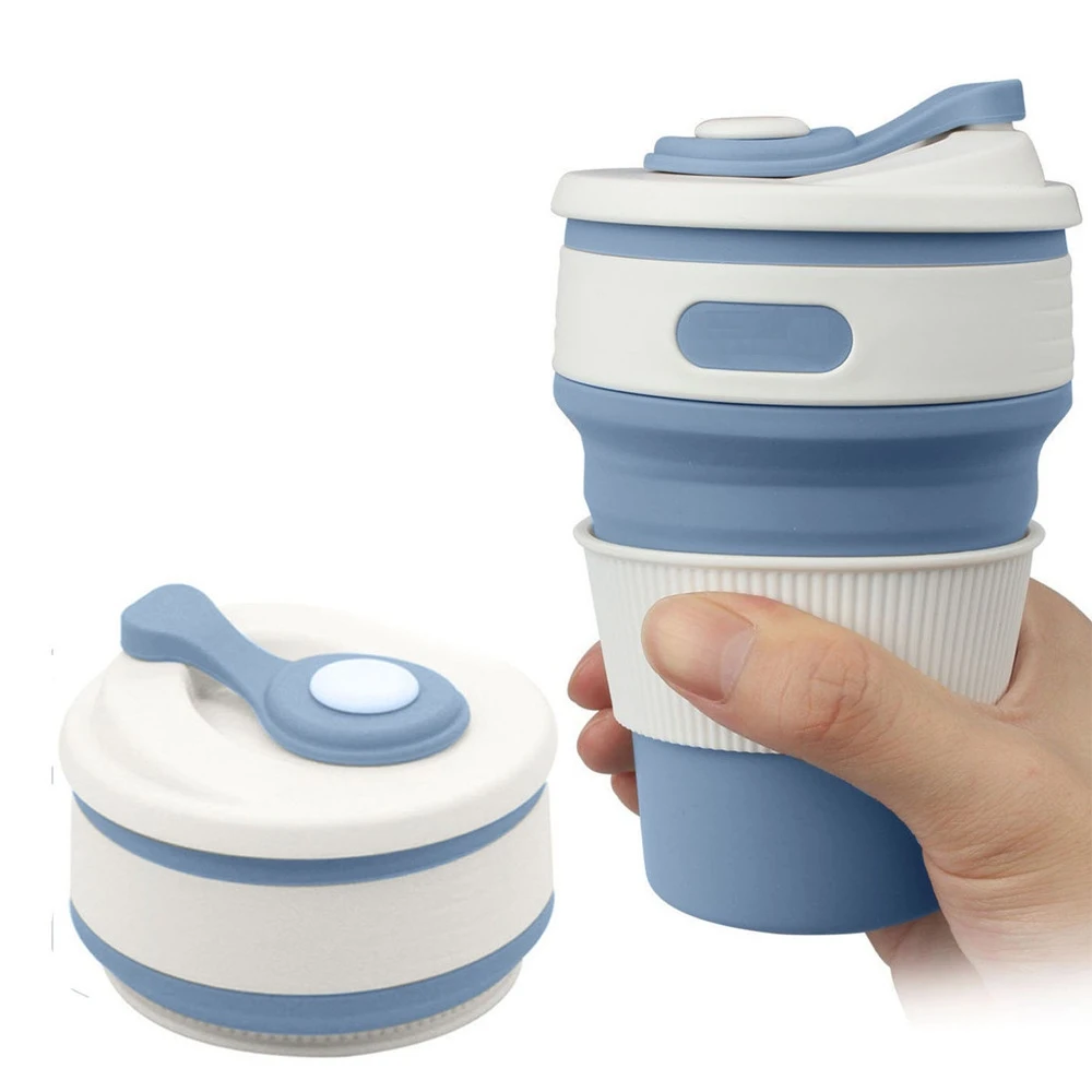 Buy Folding Silicone Portable Coffee Cup Travel