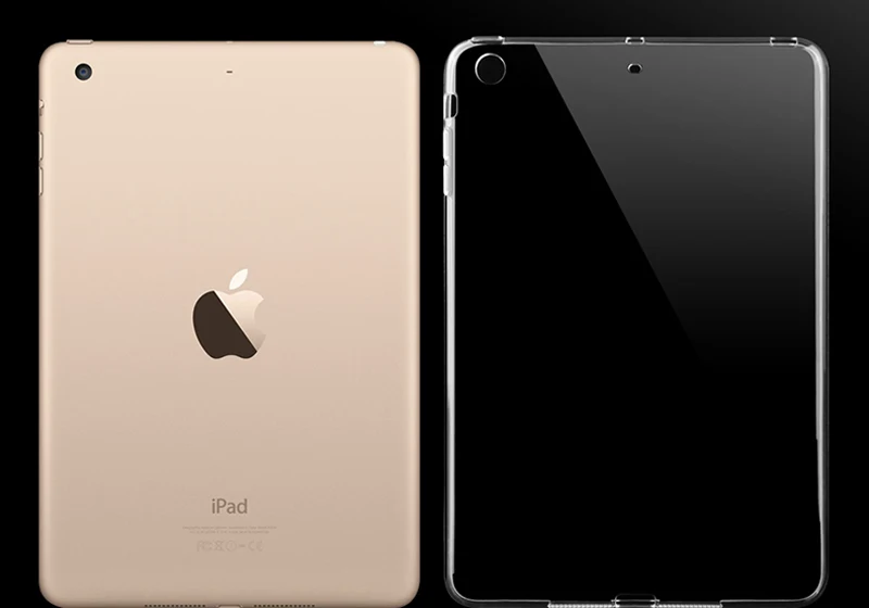Чехол для iPad 10,2 MiNi 2 3 4 5 TPU Прозрачный Силиконовый противоударный чехол для нового iPad Pro 10,5 Air 1 2 задний Чехол
