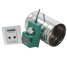80-400 мм AC220V DC24V из нержавеющей стали круглый регулируемый регулятор громкости воздуха демпфер Электрический Пять положения воздушный клапан