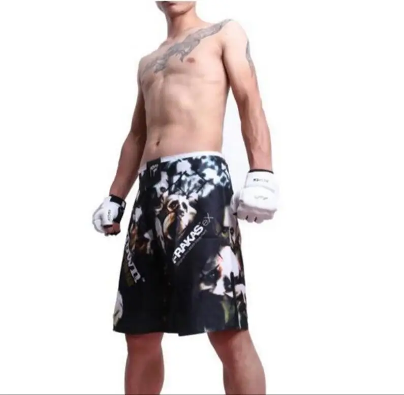 Image New Thai boxing fight shorts combat training exercise outdoor hot flashes sell limit package mail MMA gym men and women