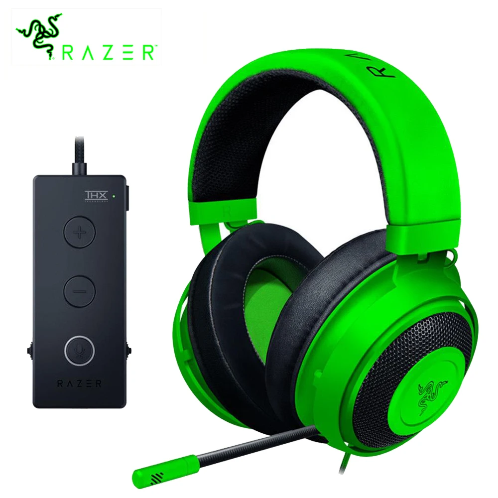 

Razer Kraken Tournament Edition Gaming Headphone 3.5mm jack Works with PC, PS4, Xbox One, Switch, Mobile Devices Gamer Headset