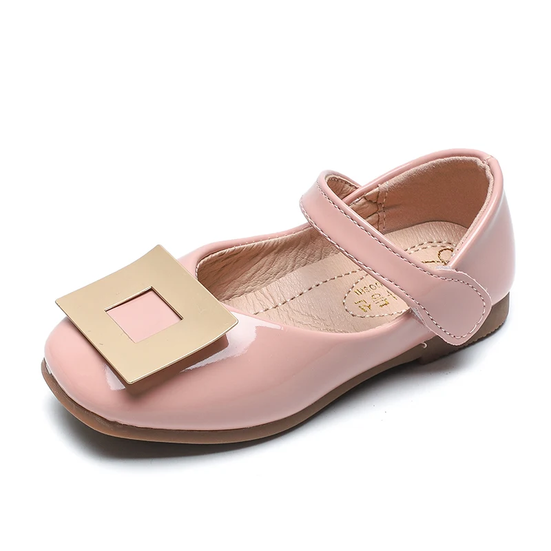 

ULKNN Flats for kids girls flats pink black red single shoe children's dace shoe princess soft shoes for baby
