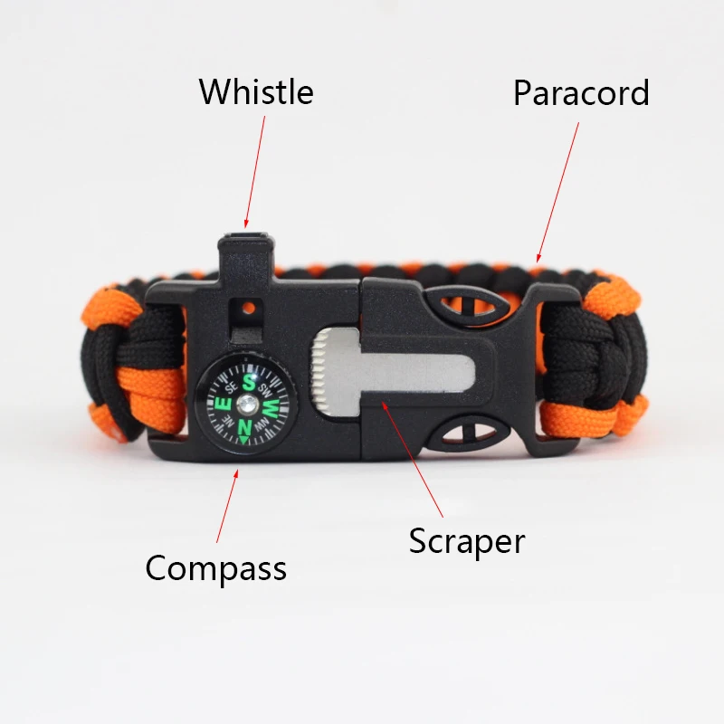 بقاء سوار رجل إمرأة مزين paracord متعددة الوظائف التخييم الصيد كيت الطوارئ البوصلة صافرة الانقاذ سكين بقاء سوار رجل إمرأة مزين paracord متعددة الوظائف التخييم الصيد كيت الطوارئ البوصلة صافرة الانقاذ سكين