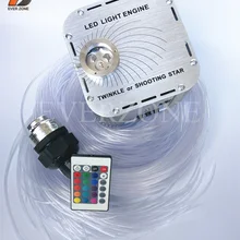 Мерцание Волокно-оптический свет Комплект 100 шт. 3*0.75 мм 3 м Волокно оптическое искры света Шторы Кабели