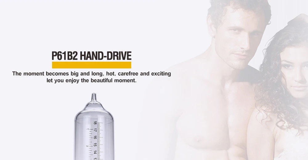 Semo P61B2 Hand-drive Penis Enlarge Pump Manual Operation Vacuum Adult Product for Men Sex Products 5