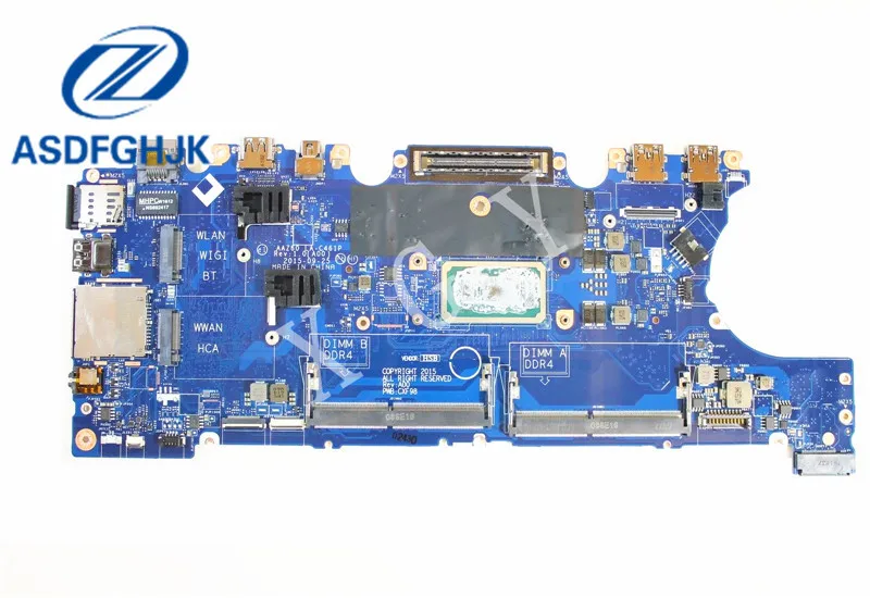 Материнская плата для ноутбука YDW8F 0YDW8F CN Dell Latitude E7470 материнская LA C461P i7 6650U 2 ГГц 100%