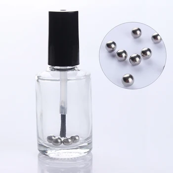 

20pcs Nail Polish Mixing Balls Tool 5mm Stainless Steel Beads for Glitter Polish Balance Tool