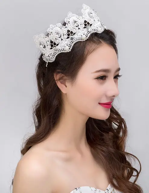 White Dress Tiara