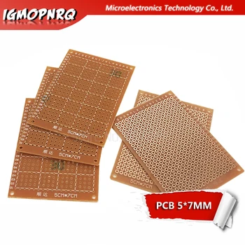 

10Pcs 5x7cm new Prototype Paper Copper PCB Universal Experiment Matrix Circuit Board 5*7cm