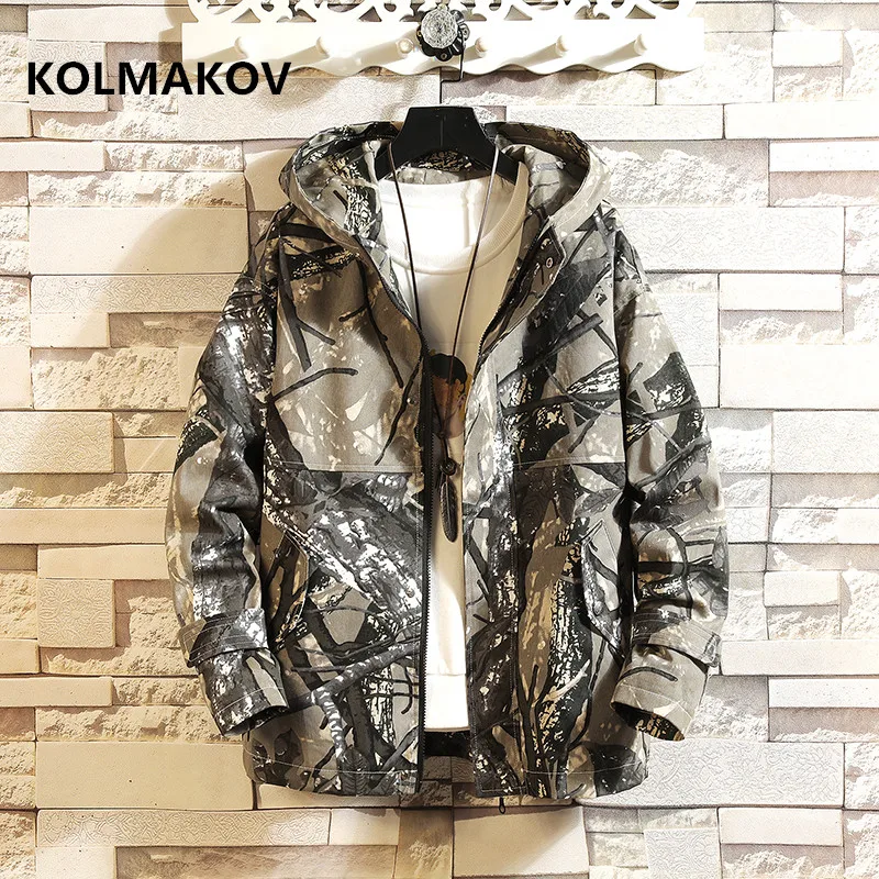 Осенний маскировочный костюм мужской модный повседневный пиджак пальто мужские повседневные куртки с длинными рукавами Кепка-капюшон мужские пальто