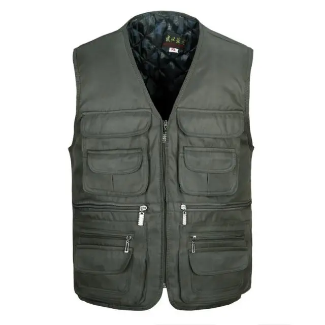 

CO2018 down vests men The spring and autumn period and the more loose cotton vest pocket grips winter warm