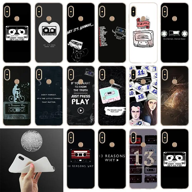 

Phone Case 13 reasons why netflix For Xiaomi Redmi Note 7 6 5 4x redmi 7 6pro 6a s2 5a 4a 4x 5plus y3 Soft Cover Coque