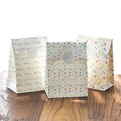 9 комплектов бумажная сумка веселый дизайн подарочная упаковка день рождения конфеты холдинга подарочная упаковка сумка для хранения
